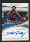 2018-19 WALT FRAZIER 22/99 AUTO PANINI IMMACULATE COLLECTION MARKS OF GREATNESS