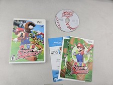 Mario Super Sluggers (Wii, 2008) Nintendo WII, CIB W/Manual Tested and Working