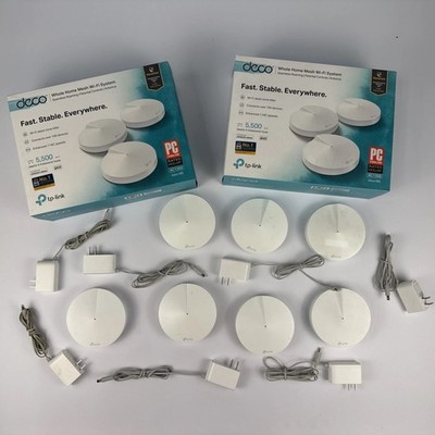 Lot Of 7qty Deco M5  Mesh Whole Home WiFi