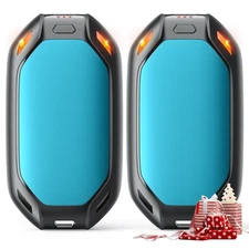 Hand Warmers Rechargeable, 2 Pack Reusable Handwarmers 6000mAh Hot Hands 10Hr...