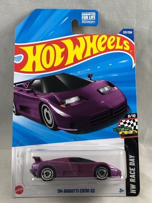 Hot Wheels 94 Bugatti EB110 SS Purple HW Race Day 9/10 221/250