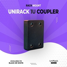 UniRack 1U Universal Coupler for Rack Mounts - Connect Two Rack Devices in 1U