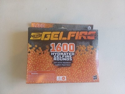 Nerf Pro Gelfire Hydrated Gelfire Rounds 1600 Pack Refill Munition Neu