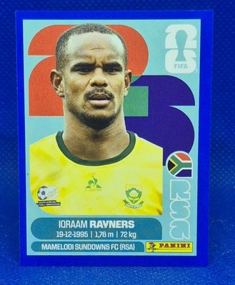 2026 Panini FIFA World Cup Sticker Iqraam Rayners #RSA 18 - Blue Border