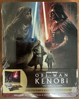Star Wars Obi-Wan Kenobi Complete Series (4K UHD) Steelbook, New/Sealed