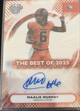 2025 Bowman's Best University - Best of 2025 Autographs Maalik Murphy...