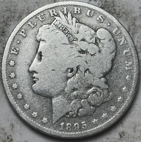 1895-O $1 Morgan Silver Dollar. Attractive Circulated Details, Cleaned