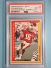 1990 Baseball Cards Fantasy Joe Montana 49ers #8 PSA 10 GEM MT ⚾
