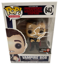 Sean Astin Signed Vampire Bob Funko Stranger Things Authentic Autograph Beckett