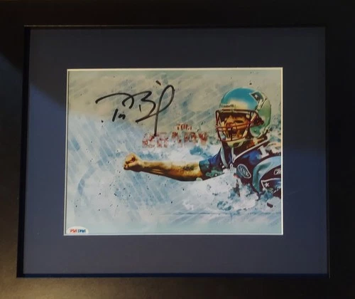 Tom Brady PSA/DNA Autograph 8x10 Photo NFL Patriots GOAT HOF