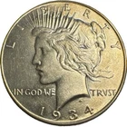 1934 Peace $1 ✔ About Uncirculated (AU) Condition ✔ 90% Silver ✔ Semi-Key Date