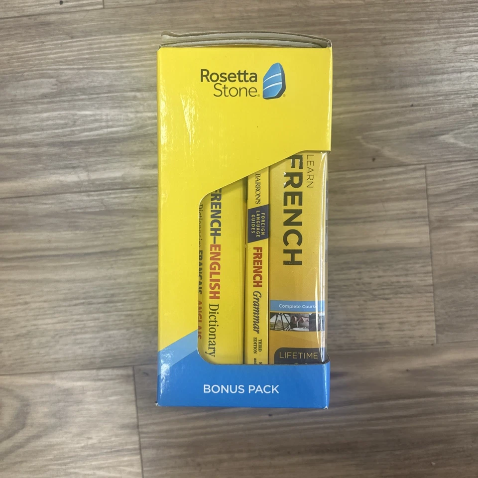 Rosetta Stone French Bonus Pack Bundle Lifetime Online Access + Grammar Guide + - Image 2 of 4