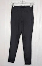 Irideon Black Pull On Stretch Riding Pants Women's Size Small Equestrian Horse