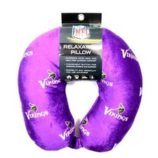 Almohada de Viaje Minnesota Vikings Súper Suave Polar Cuello Relajación NFL Oficial