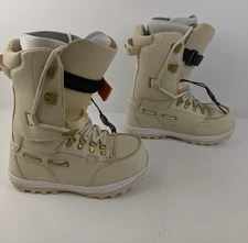 ThirtyTwo Broport W's Mens Size 8 STI System G2 Snowboard Boots Cream