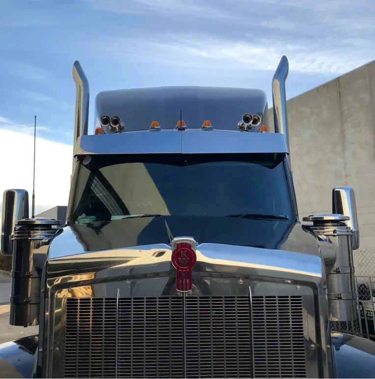 Stainless steel sun visor for trucks deals