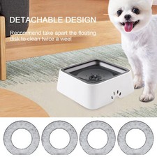 2L Dog Spill Proof Pet Slow Water Bowl Anti-Choking Cat Dog Float Feeder