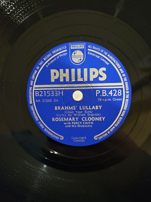 Rosemary Clooney - Brahms' Lullaby (Close Your Eyes) / Where Will The Dimple Be?