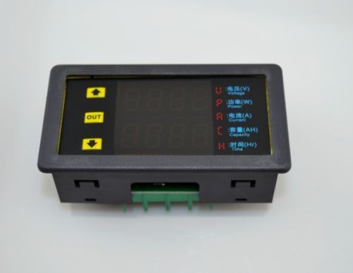 DC10-90V 20A Dual LED Display Digital Voltmeter Ammeter Voltage AMP Power Meter - Bild 2 von 3