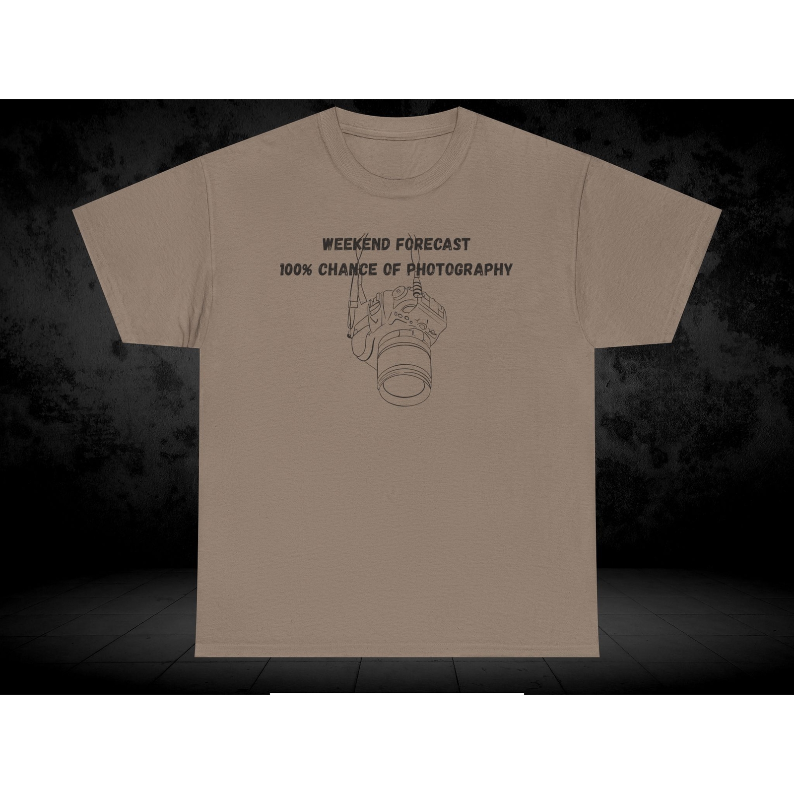 Photography Lover Unisex Tee 100% Chance of Photography Shirt Weekend Ready Casual Comfort