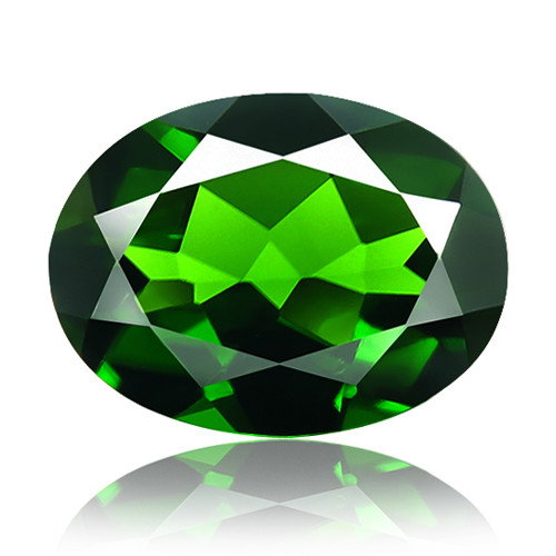 Diópsido de cromo 1,49 quilates raro color verde aaa 100 % tierra natural extraída Rusia - Imagen 3 de 3