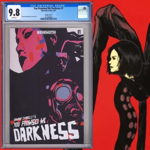 CGC 9.8 You Promised Me Darkness #1 Variant Cover E 2021 White Pages
