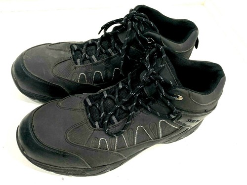TredSafe Mens Ankle Boots Black Steel 