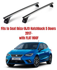 Premium Dach Rack Stangen für Seat Ibiza V (KJ1) 5 Türen 2017 Flach AL303/361M