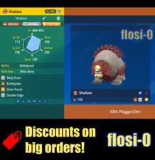 6IV Shiny Ursaluna Pokemon Scarlet and Violet