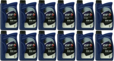 Elf Evolution 900 NF 5W-40 Motoröl 12x 1l = 12 Liter
