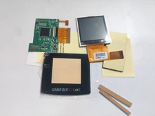 Game Boy Color TFT LCD Backlit Screen Replacement Bright Display Mod Kit for GBC