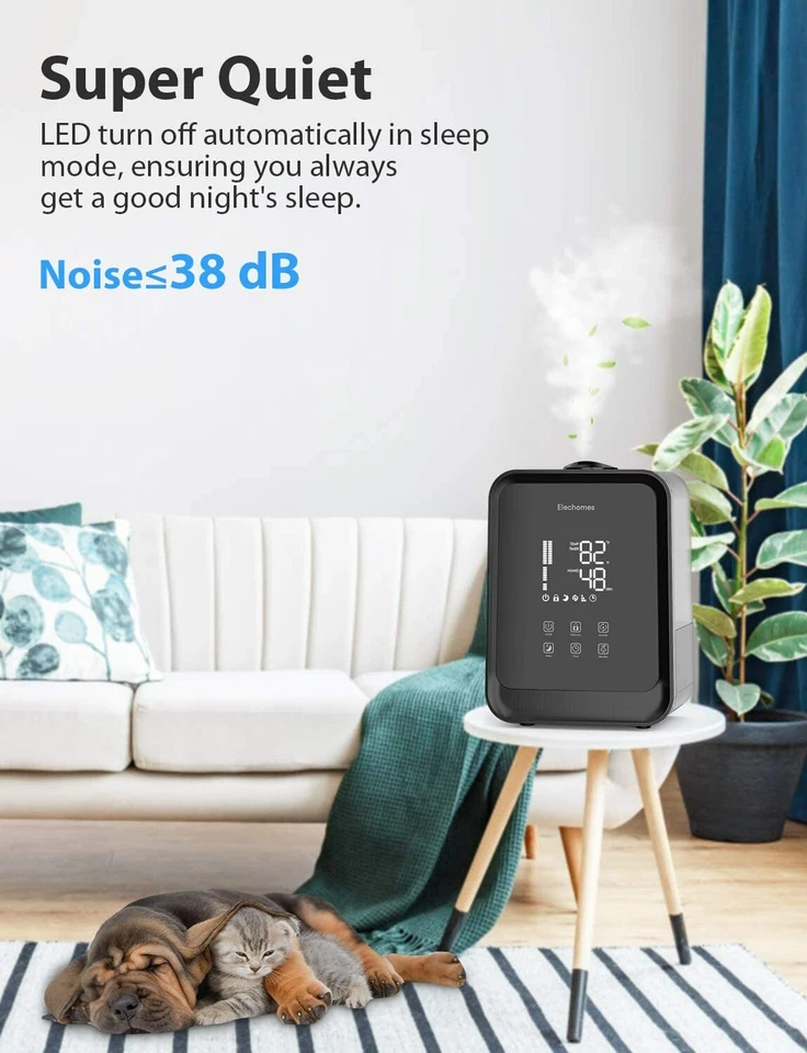 Elechomes HTJ-2119 Ultrasonic Humidifier 4.5L Vaporizer Cool Mist for Large Room - Image 3 of 4