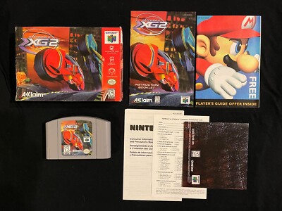 Extreme-G 2 XG2 (Nintendo 64, 1998) Box Manual Complete CIB N64