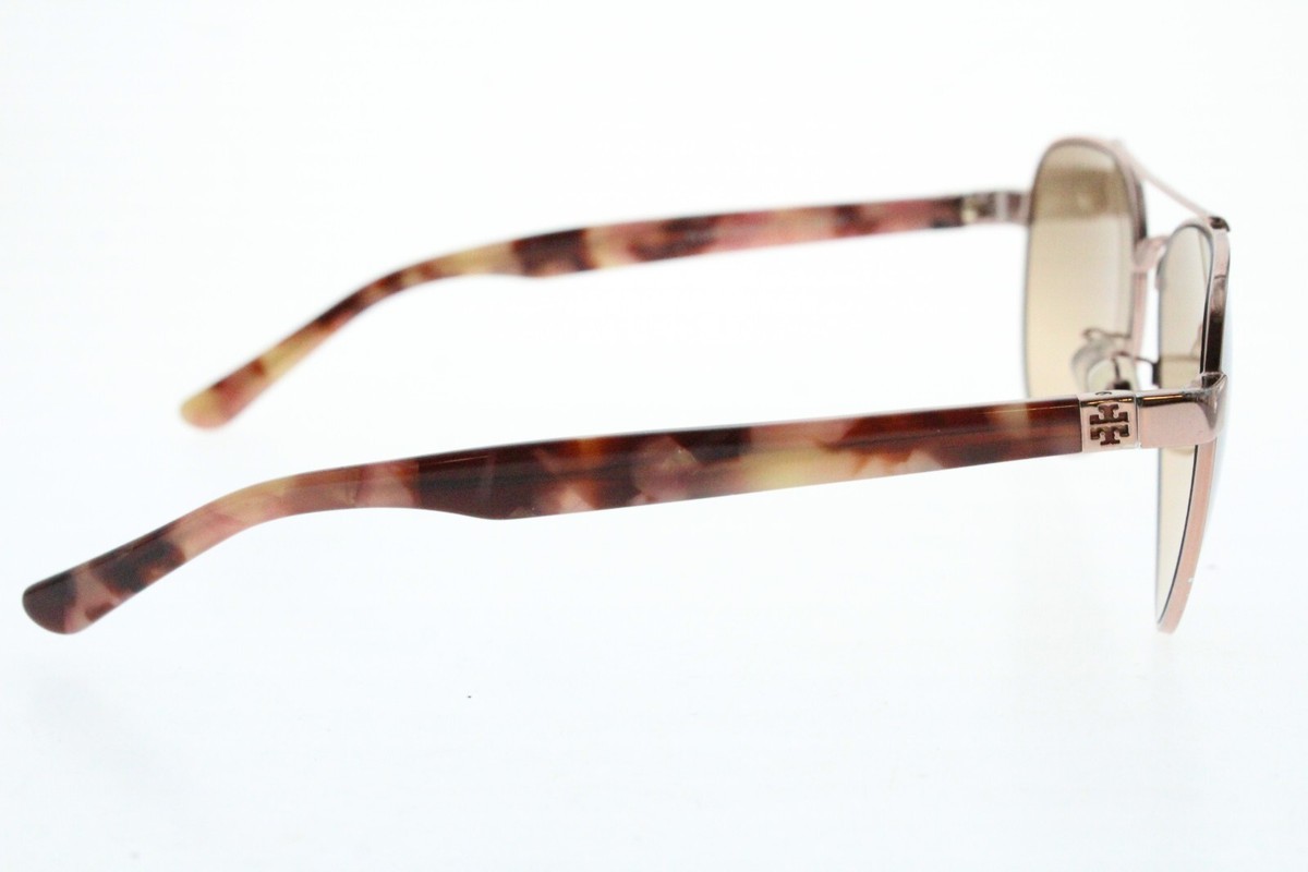 Tory Burch TY6070 Shiny Rose Gold Metal Sunglasses 57/14-140 