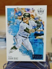 Isan Diaz RC - 2020 Diamond Kings Artists Proof & base #81 - Miami Marlins