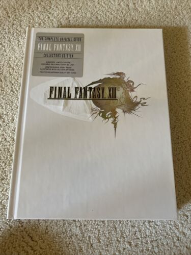 Final Fantasy XIII Collector's Edition copertina rigida guida ufficiale PS3 nuovo - Foto 1 di 6