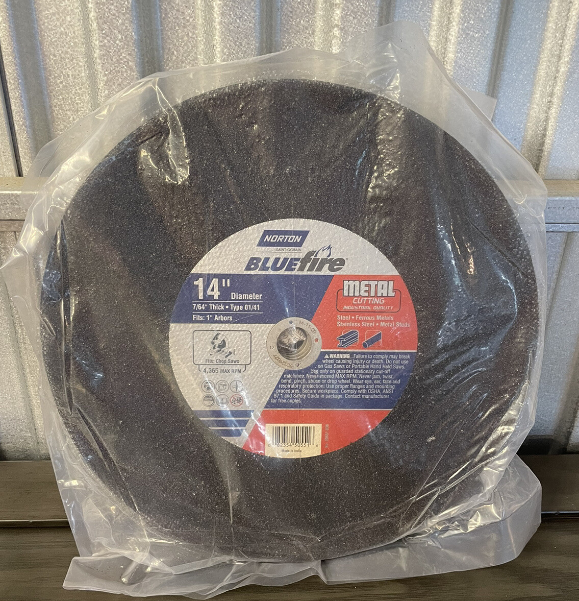 Norton Bluefire Bonded Abrasive 7-in Cut-off Wheel Norton Bluefire Bonded Abrasive 7-in Cut-off Wheel