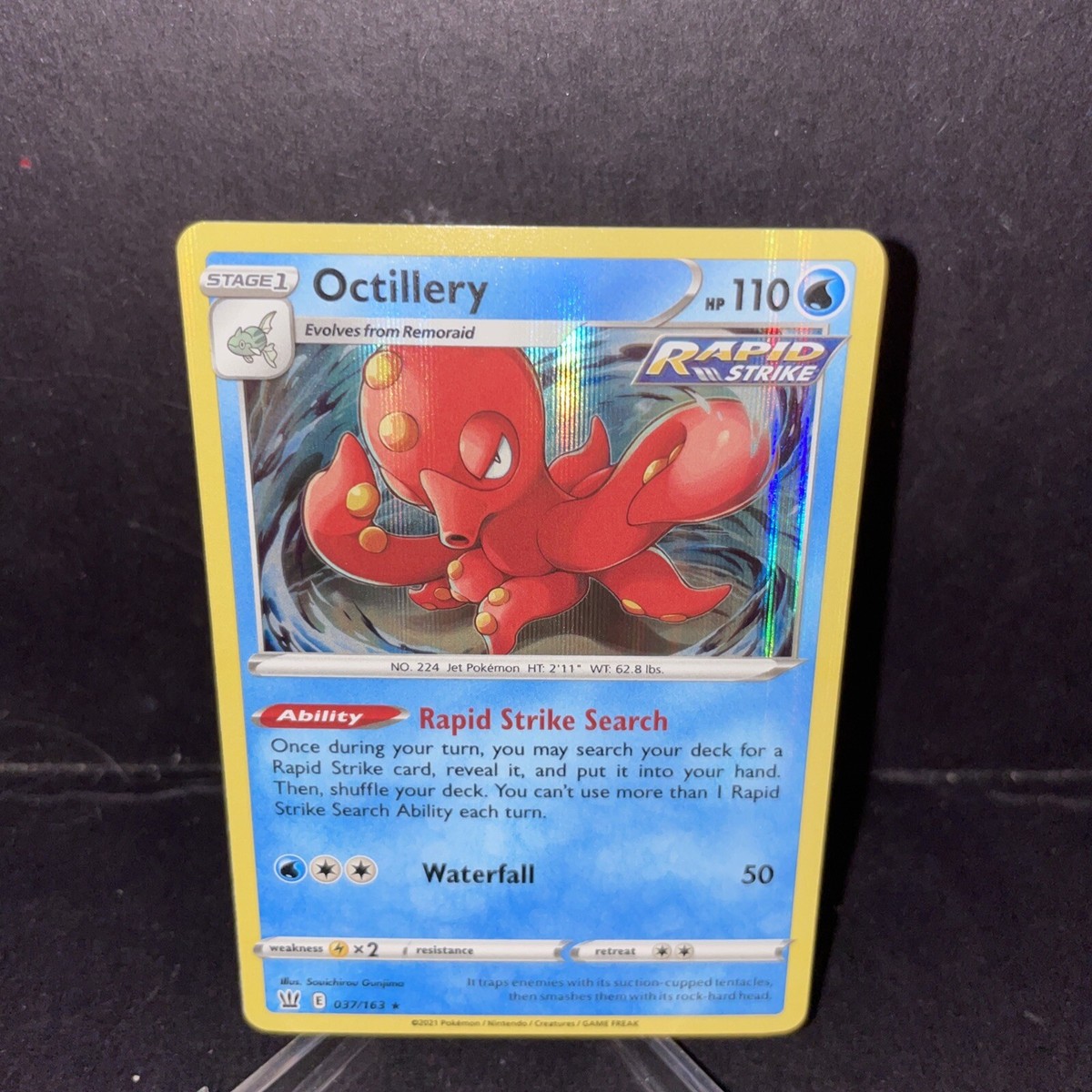 octillery pokemon card value rapid strike Octillery TG03/30