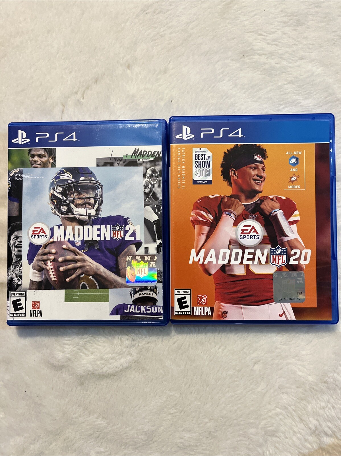 PS4 2-game Madden Bundle:  20 And 21.  Both CIB Tested Working.