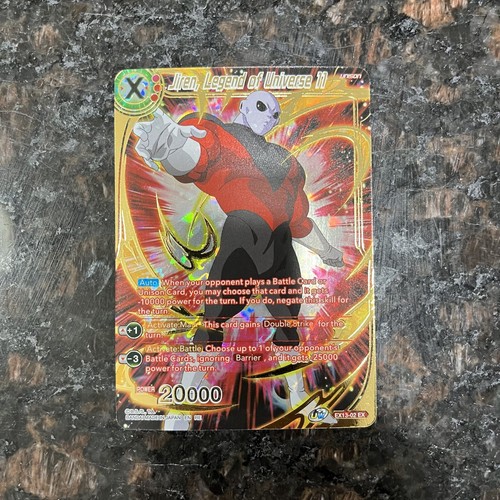 Jiren Legend of Universe 11 EX13 GOLD STAMP Foil Dragon Ball Super gioco di carte quasi nuovo - Foto 6 di 12
