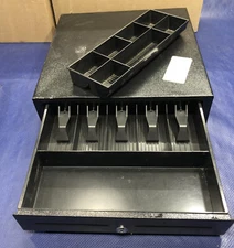 MMF Val-U-Line Printer Driven Cash Till Drawer & 8 Coin Tray pos money register