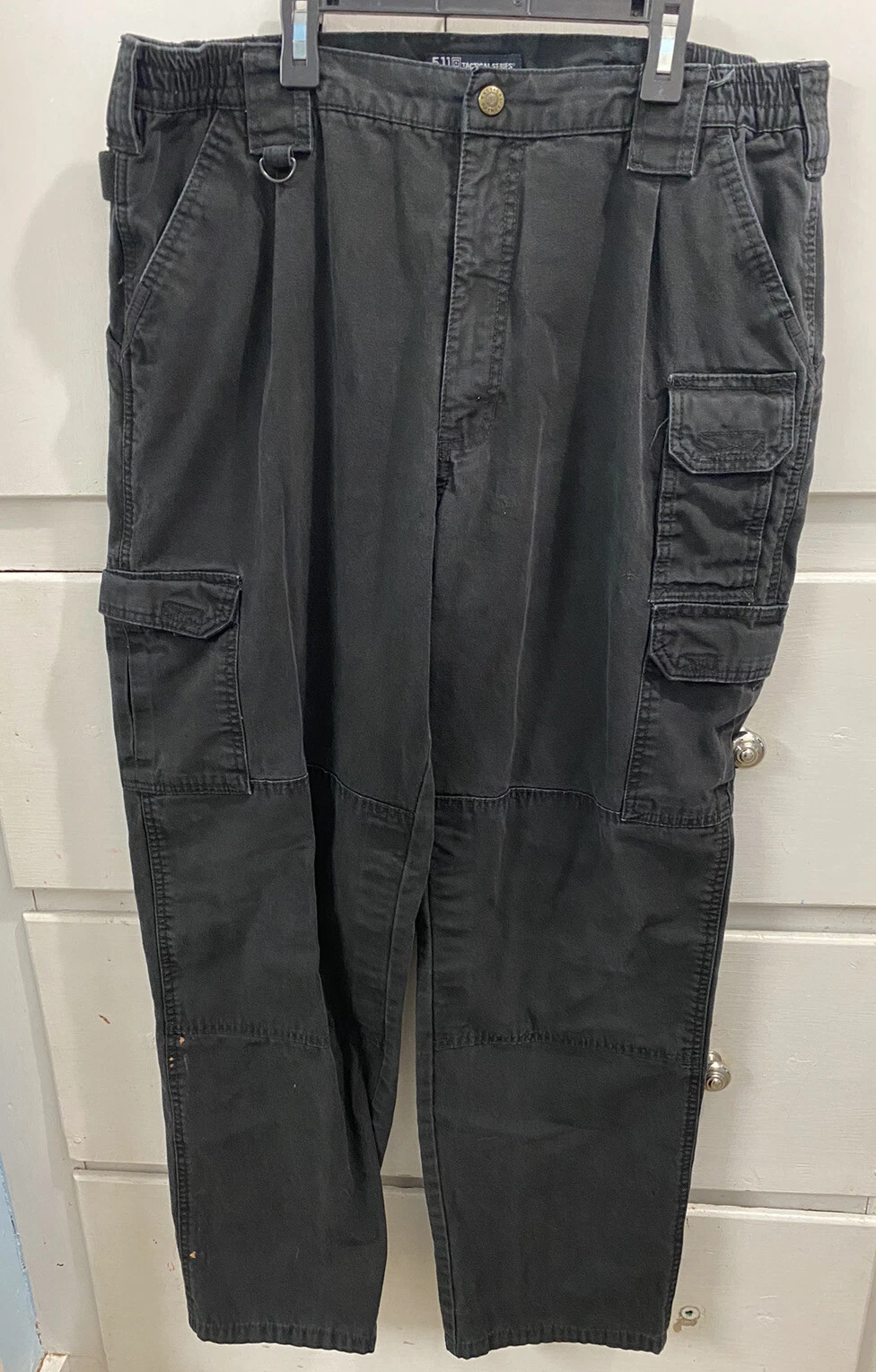 5.11 Tactical Series Black Relaxed Fit Cargo Pants 74251 Size 36x34