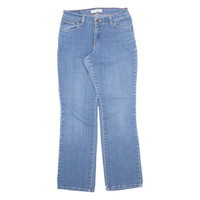 LEVI'S 505 Womens Jeans Blue Relaxed Bootcut Stone Wash W28 L30