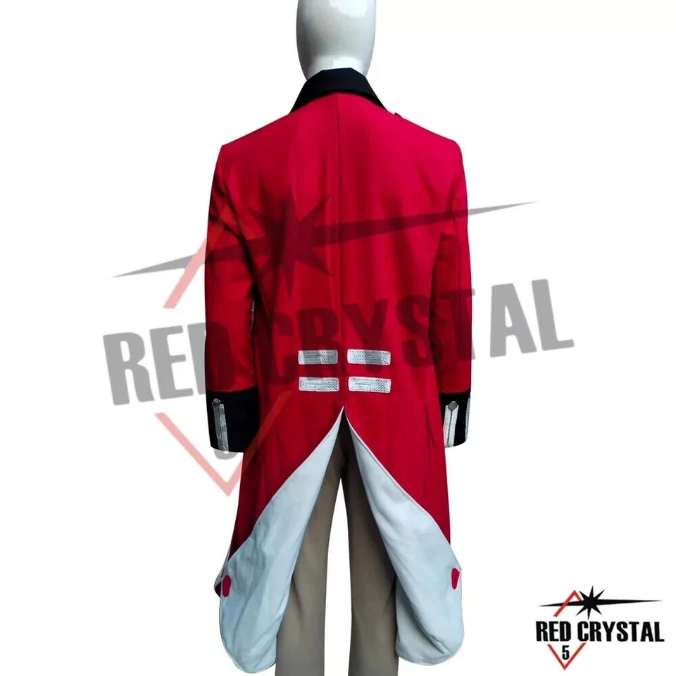 Chaqueta de guerra revolucionaria para hombre, abrigos de sargento británico, abrigos rojos británicos envío rápido Foto 2 de 4