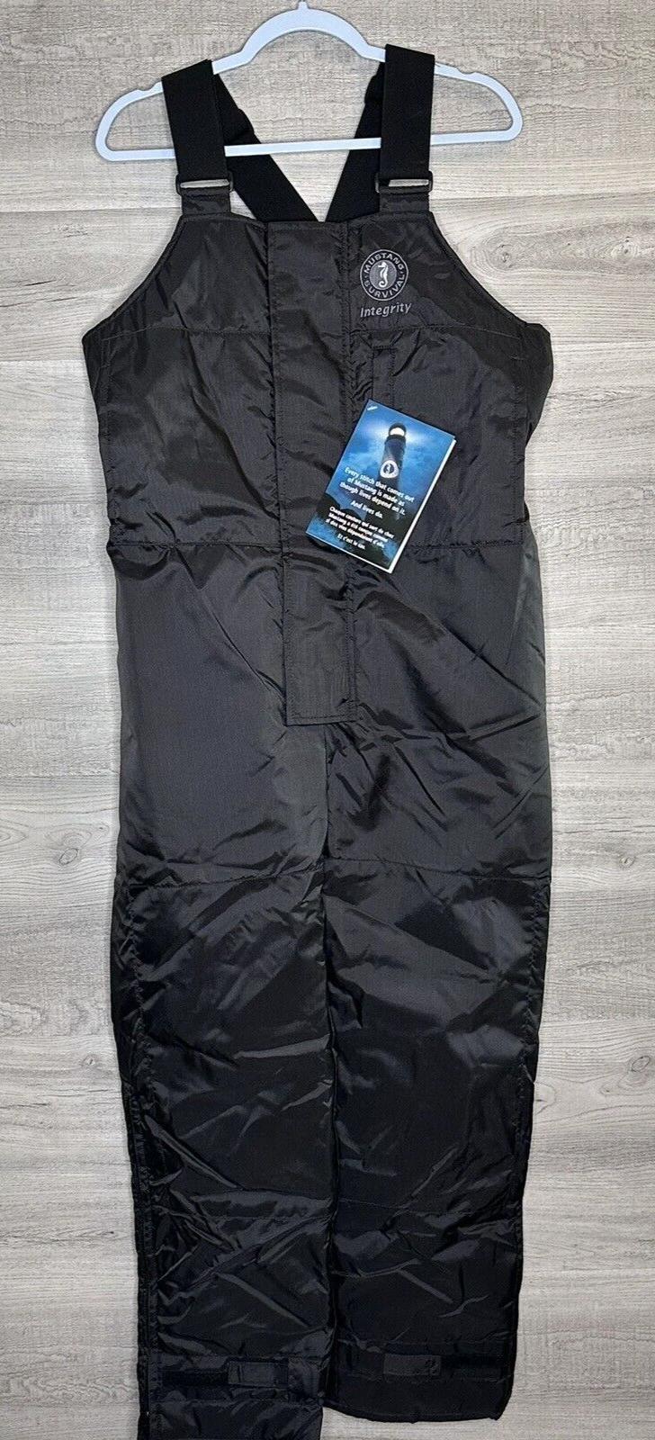 Mustang Medium Survival Bib Snowpants MP4222 Black NWT