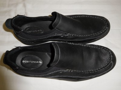 BOSTONIAN LOAFERS BLACK LEATHER MEN display picture 1