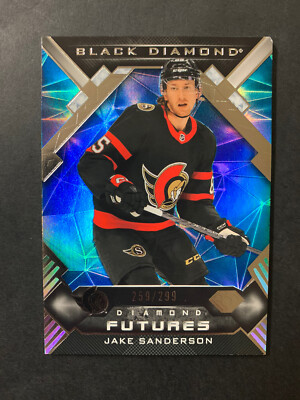 Jake Sanderson 2022-23 Upper Deck Black Diamond - Diamond Futures /299 #BDF-SA