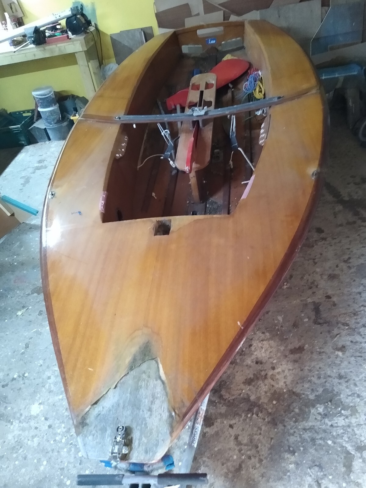 Solo sailing Dinghy. Spares or repair eBay