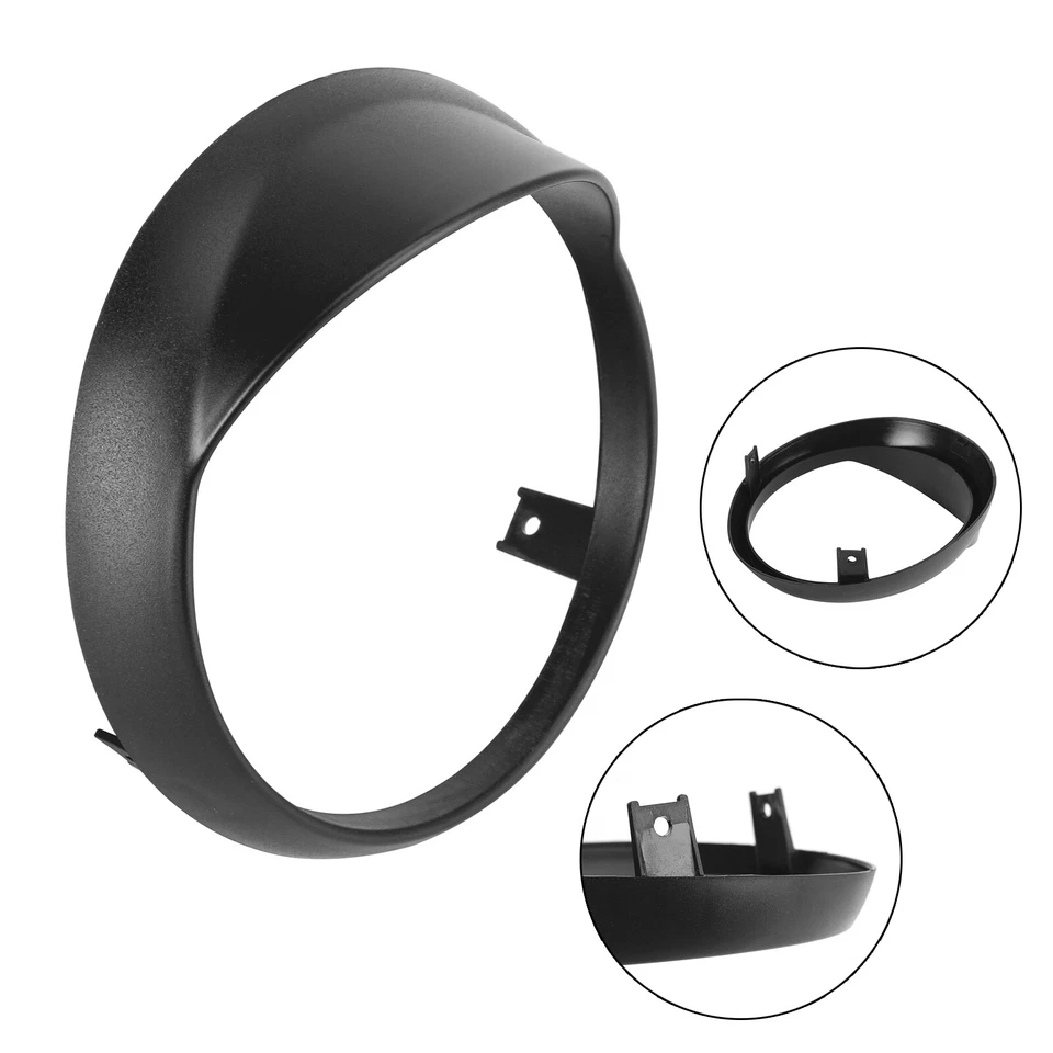 Front Headlight Guard Cover Grille Black Fit For Vespa Primavera 125 150 14-21 - Image 4 of 4