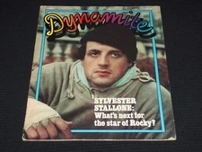 1977 DYNAMITE MAGAZINE - SYLVESTER STALLONE COVER - L 17687